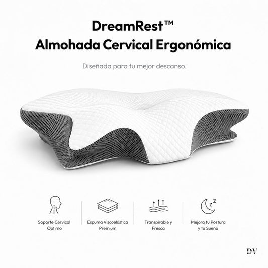 DreamRest™ | Almohada Cervical Ergonómica